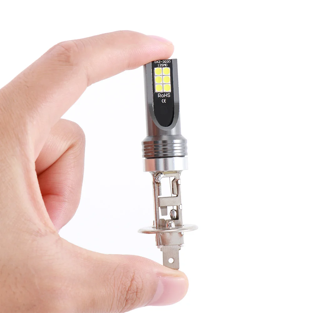 

H1 110W 24000Lm LED Car Headlight Conversion Globes Canbus Aluminum Bulbs Beam 6000K Car Light Source