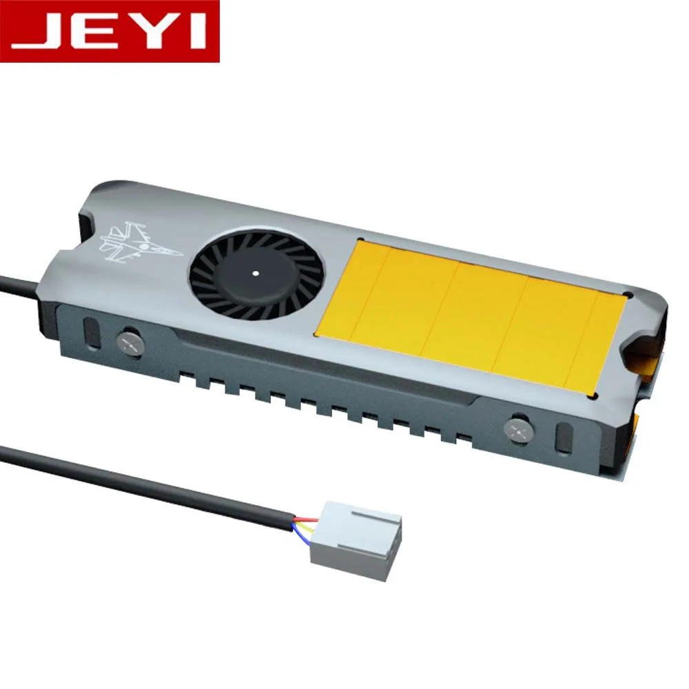 JEYI теплоотвод охлаждающий вентилятор с контролем температуры M.2 SSD твердотельный