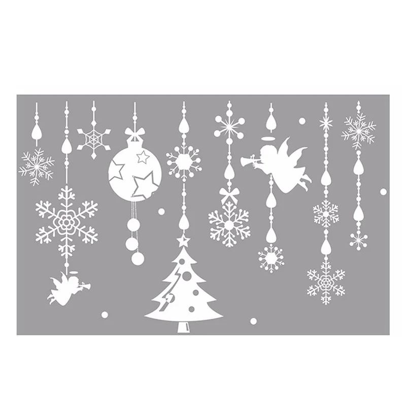 Новогодние наклейки на окна Ozon