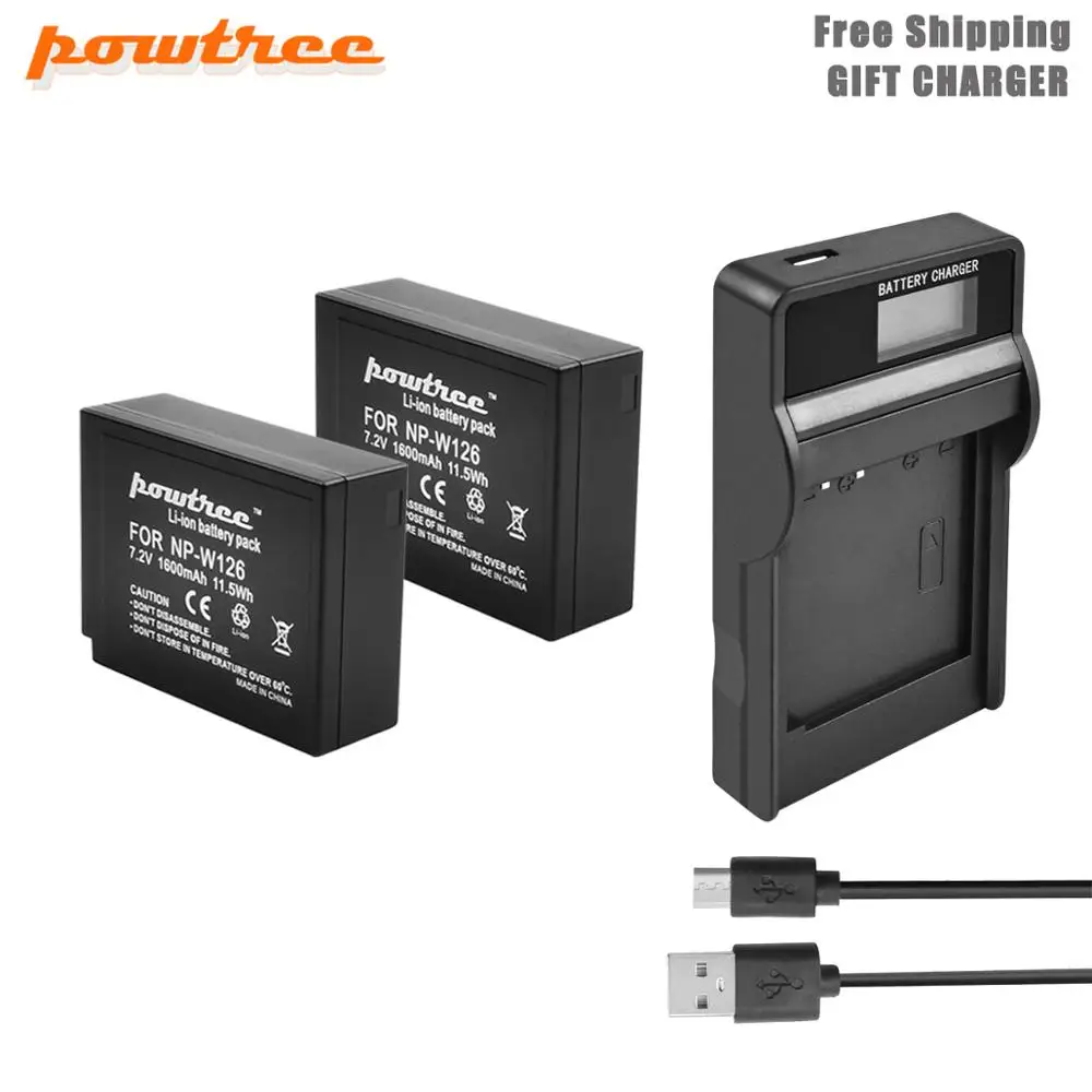 Внешняя Аккумуляторная Батарея Powtree 7 2 в 1600 мАч + светодиодное зарядное