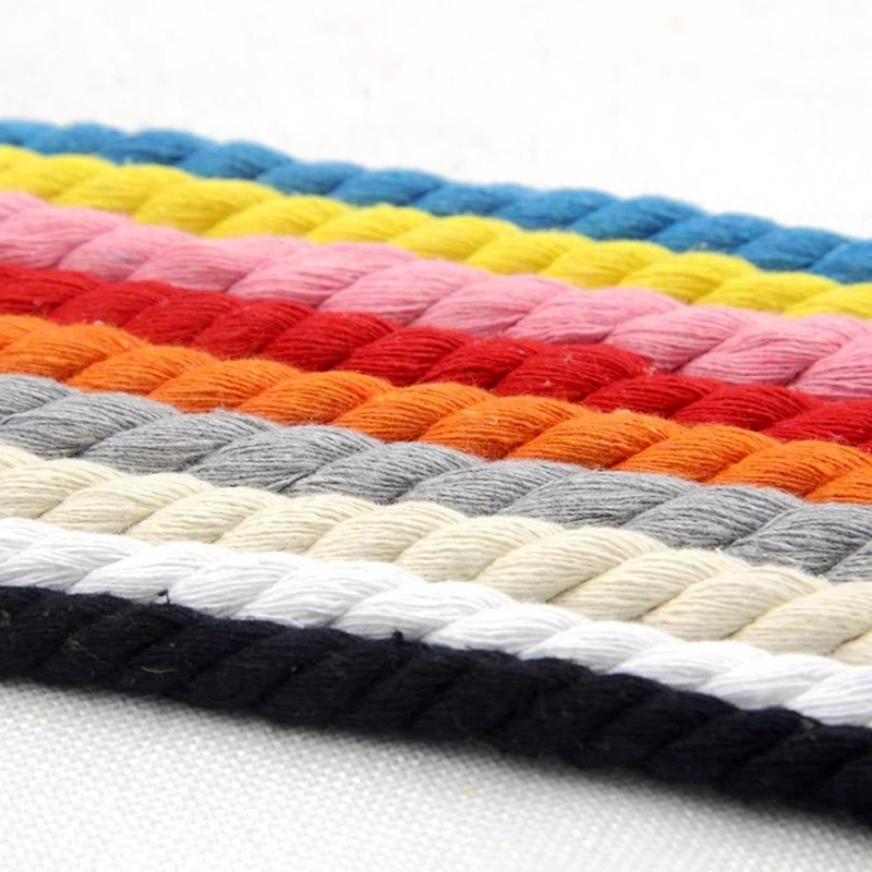 10 мм хлопок Шнуры DIY ремесло 3 акции витая веревка для сумки ремень Швейные