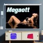 Защитная пленка Megaott для проектора телевизора, аксессуары для экрана 1080P 16:9, защитная пленка mega для пар и 24-часового теста