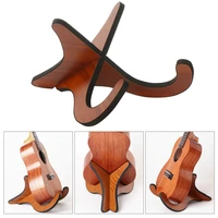 portable wooden instrument part accessories guitar stand rack foldable holder vertical ukulele display musical strings
