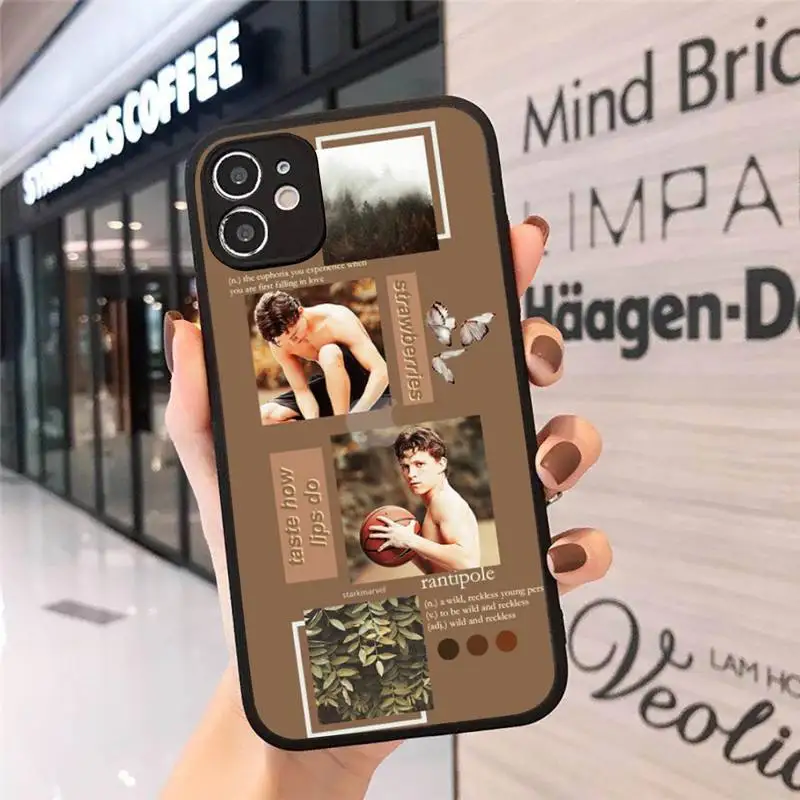 

Young Leonardo DiCaprio Phone Case Matte Transparent for iPhone 7 8 11 12 s mini pro X XS XR MAX Plus cover funda