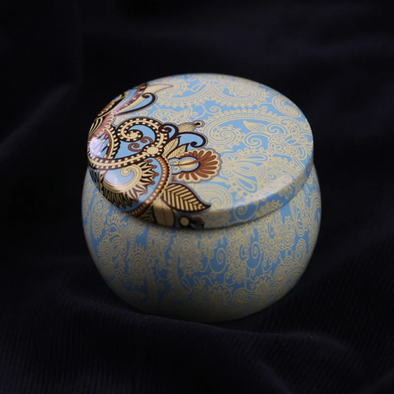 Маленькая оригинальная коробка для конфет в форме барабана печенья розы чайный