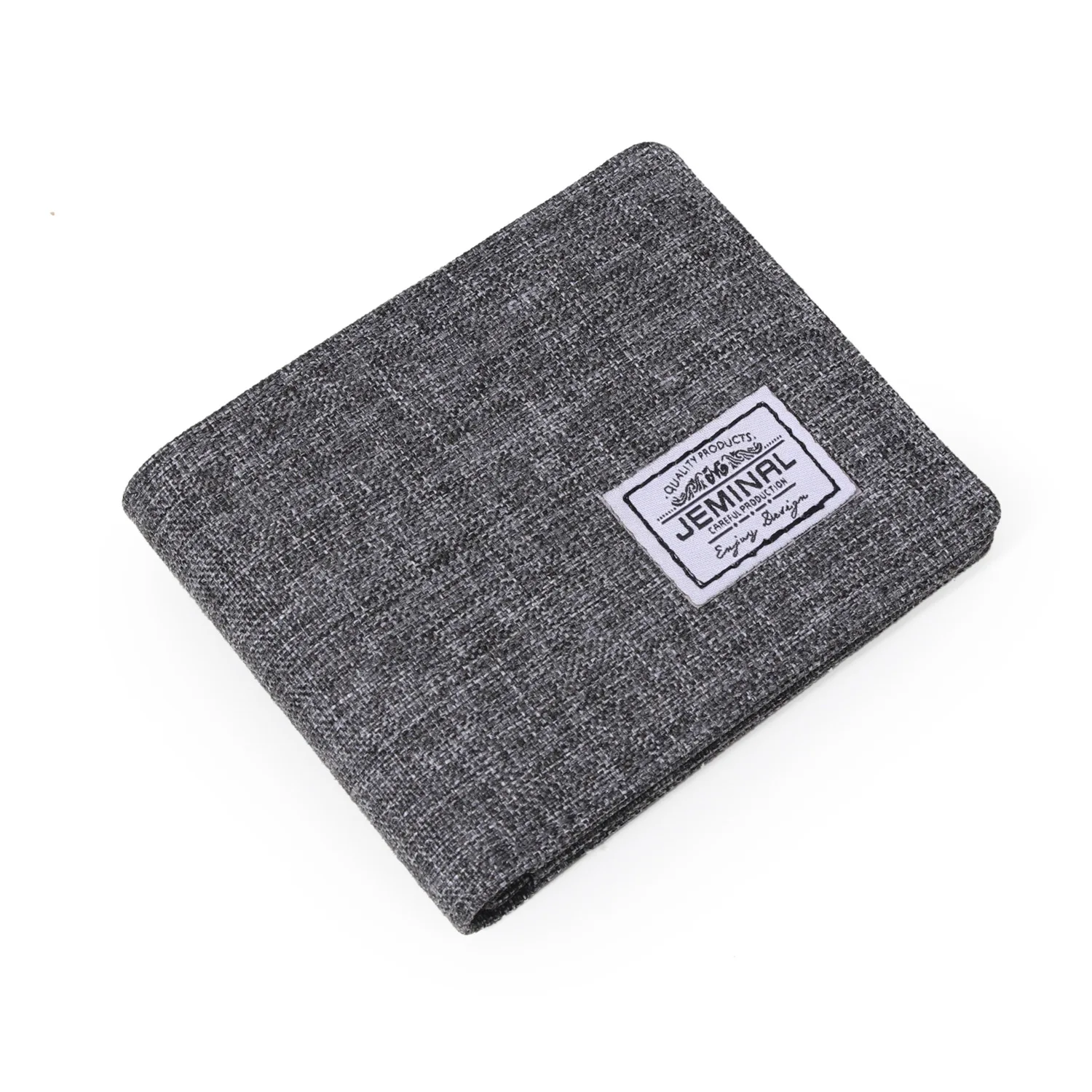 Мужские кошельки из смесовой ткани для кредитных карт минималистичный бумажник