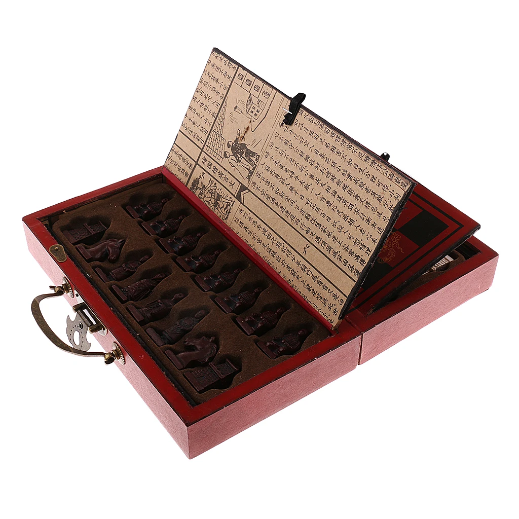 Складная винтажная доска для китайских шахмат игровой набор друзей