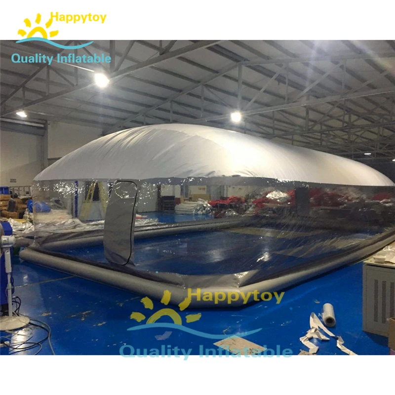 Бесплатная доставка индивидуальная надувная Крышка для бассейна прочная ПВХ