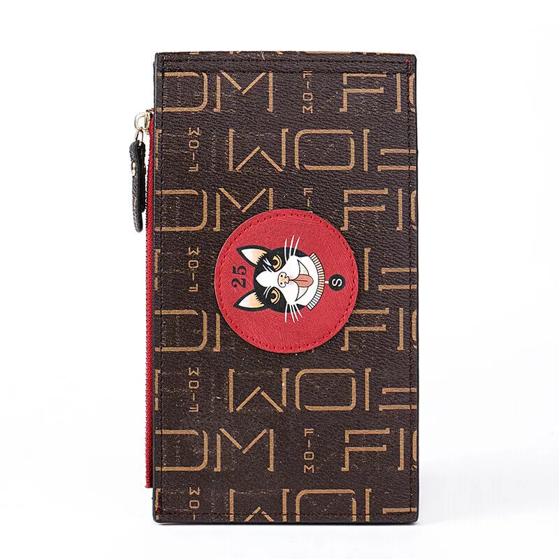 

2020 Newest Hot Women's Short Slim Leather Multi-Card Coin Purse Buckle Zip Bifold Money Wallet Ultra Thin Card & ID Holders