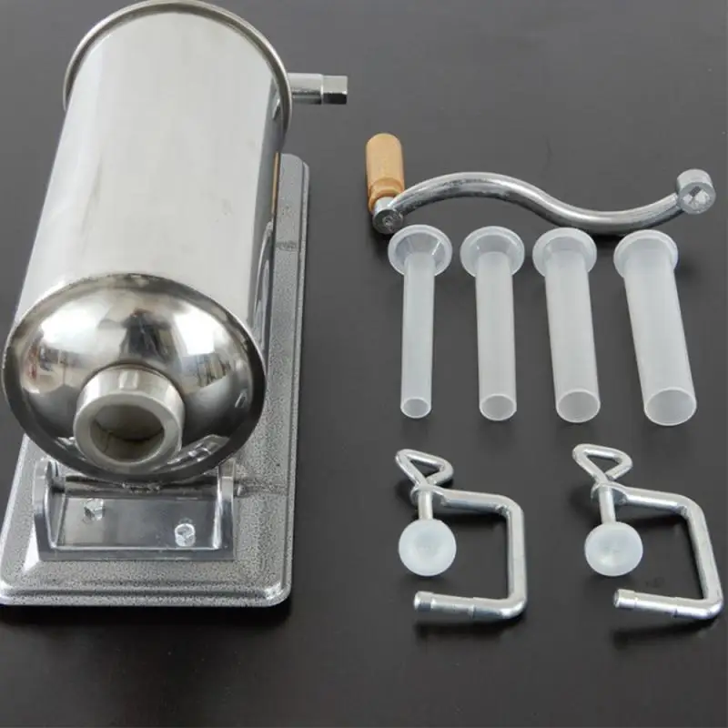 

44.5X18X16.5cm Stainless Steel Meat Grinder Mincer Meat Sausage Stuffer Garlic Pepper Meat Grinder Kitchen Accessories Tools HWC