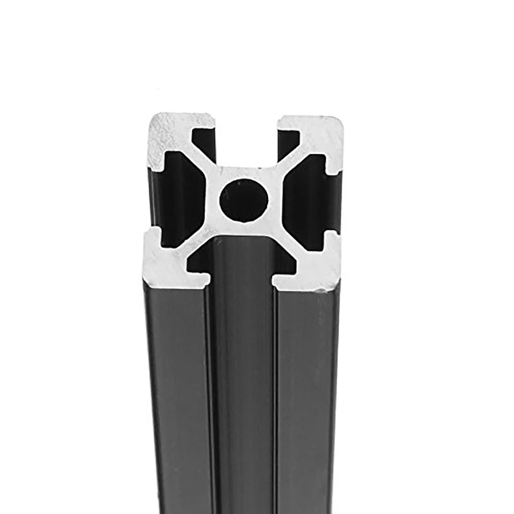 1 шт. черный 2020 Европейский стандарт анодированный алюминиевый профиль экструзии