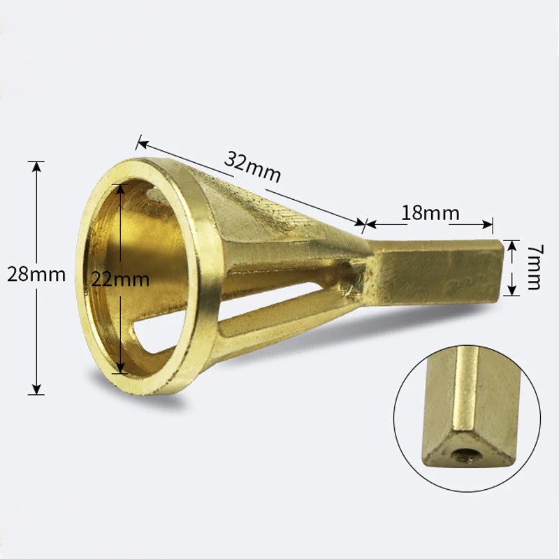 Треугольный хвостовик новейший инструмент для снятия заусенцев с внешней фаски
