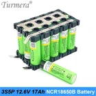 3s 12v аккумулятор 18650 пакет ncr18650b 3400mah для 3s5p 17Ah сварочная батарея для электровелосипеда садовый инструмент с держателем на заказ