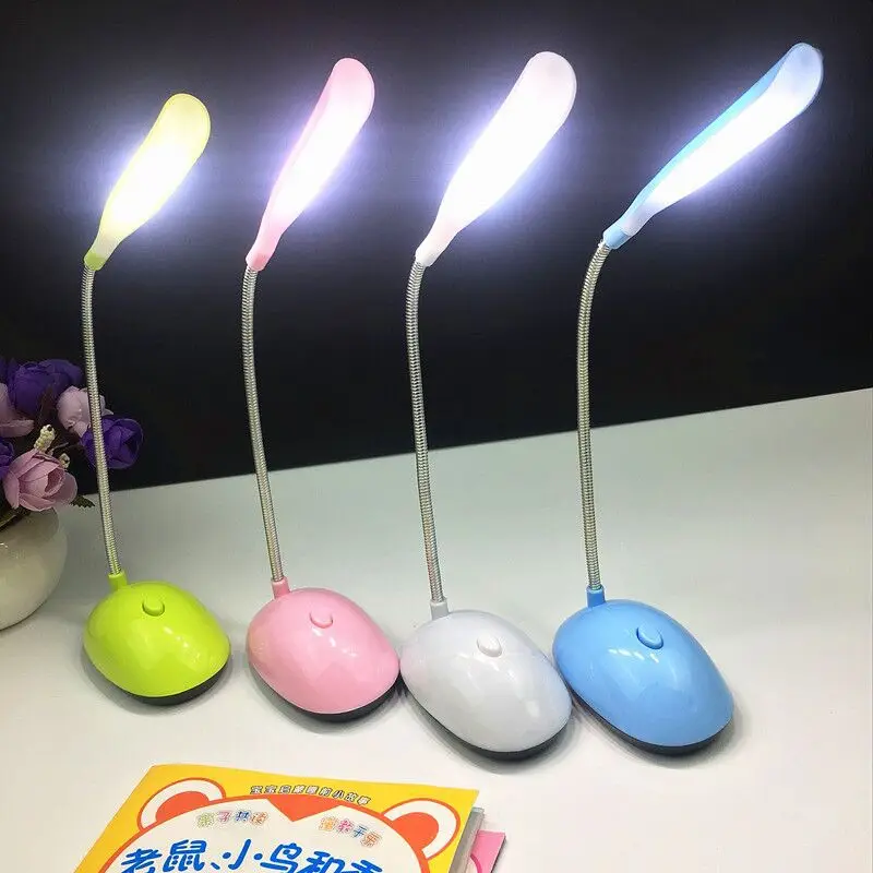 

LED Book Light Table Lamp Foldable Desk Lights Dimmable Battery Powered Portable Bedside Reading Lamp Bedroom Small Night Light