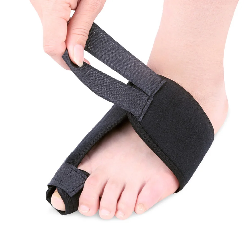 2 шт./пара нейлон черный Цвет большой гель для пальцев ног вальгусный корректор