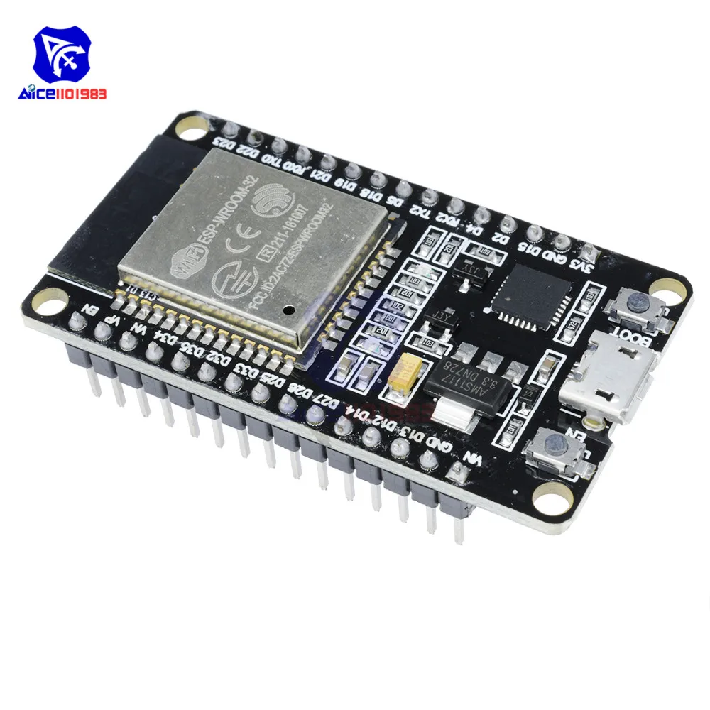 Diymore ESP32 ESP 32 CP2102 Беспроводной Wi Fi Bluetooth ESP8266 макетная плата Micro USB Dual Cor модуль для IoT