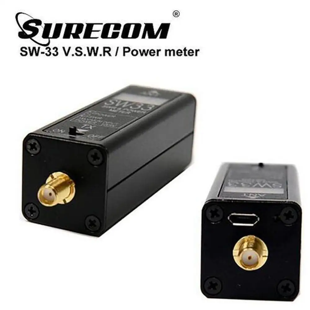 SURECOM SW33 мини мощность КСВ метр УКВ портативный тестер для ветчины двухстороннее радио мини тестер счетчик SW-33
