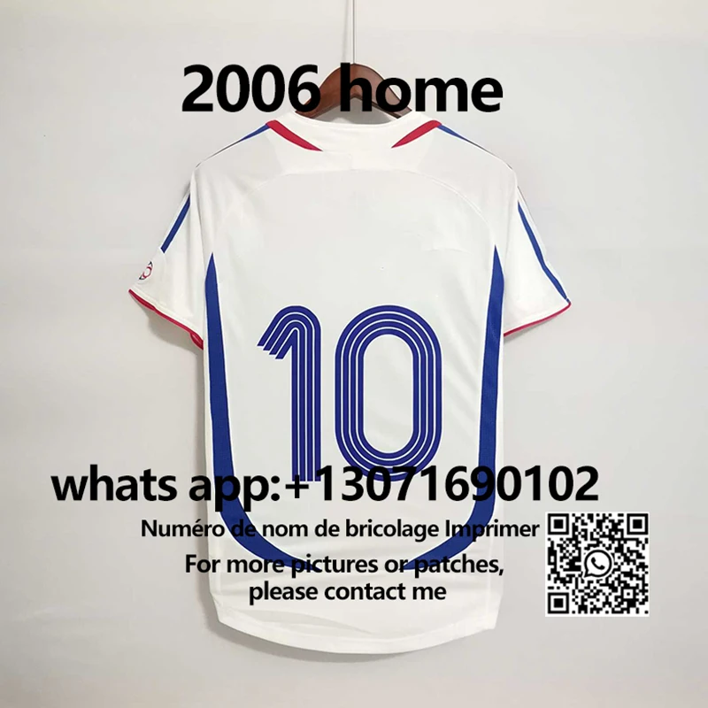 

ZIDANE 2006 Ретро Футбол Джерси camisa de time maillot футбол футболки футбольные Джерси