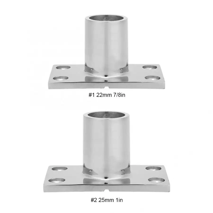 316 нержавеющая сталь Лодка рельс фитинг 90 градусов прямоугольная Морская ручной