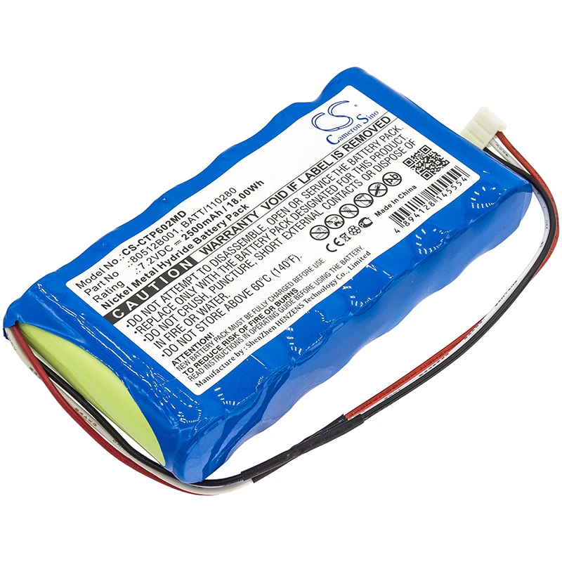 

Battery for Smiths WZL-506, , 12.0V/mA