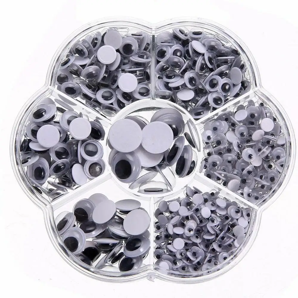 700 шт. смешанные самоклеящиеся глаза ручная работа для кукол аксессуары игрушек