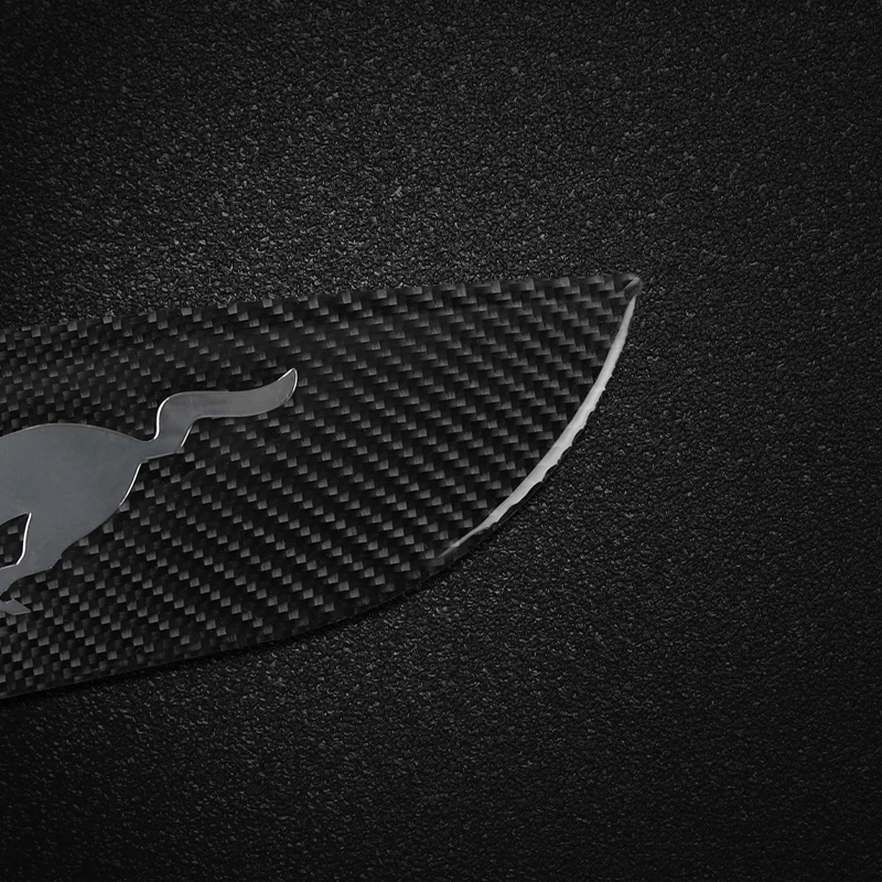 

For Ford Mustang 2009-2013 Carbon Fiber 2pc/lot Car Door Panel Auto Stickers Car Accessories Interior Decoration Cover Styling