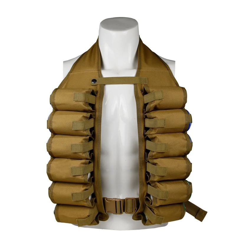 

Climbing Camping Hiking Holster Portable Bottle Waist Beer Belt Bag Wine Bottles Beverage Can Holder Hanging Organizer Black