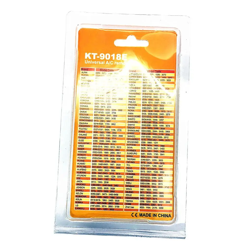 KT-9018E Новый универсальный пульт дистанционного управления для кондиционера