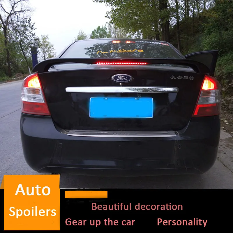 Спойлер для Ford Focus 2006-2011 высококачественный спойлер из АБС-пластика заднего крыла