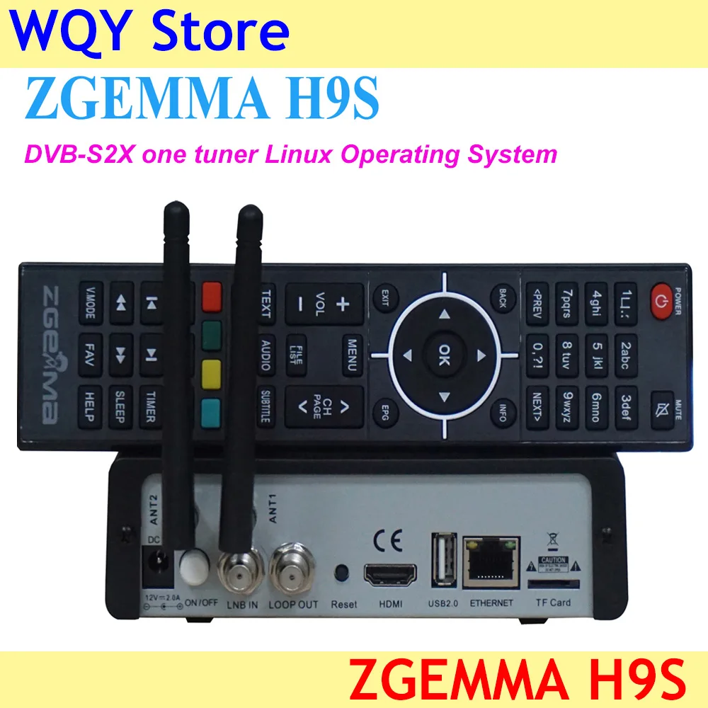Оригинальный Zgemma Star ZGEMMA H9S bulit in 300M wifi DVB S2X Multistream 4K UHD поддержка спутниковый