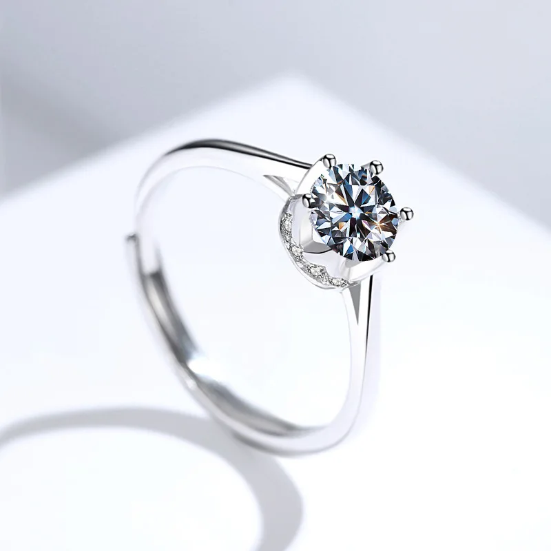 

GU09 Crown Set Classic Zircon Ring Fashion Necklace Pendant Earring Set Birthday Gift