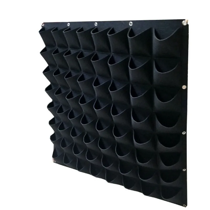 Настенная сумка для посадки сада Вертикальная сеялка мульти карманное настенное