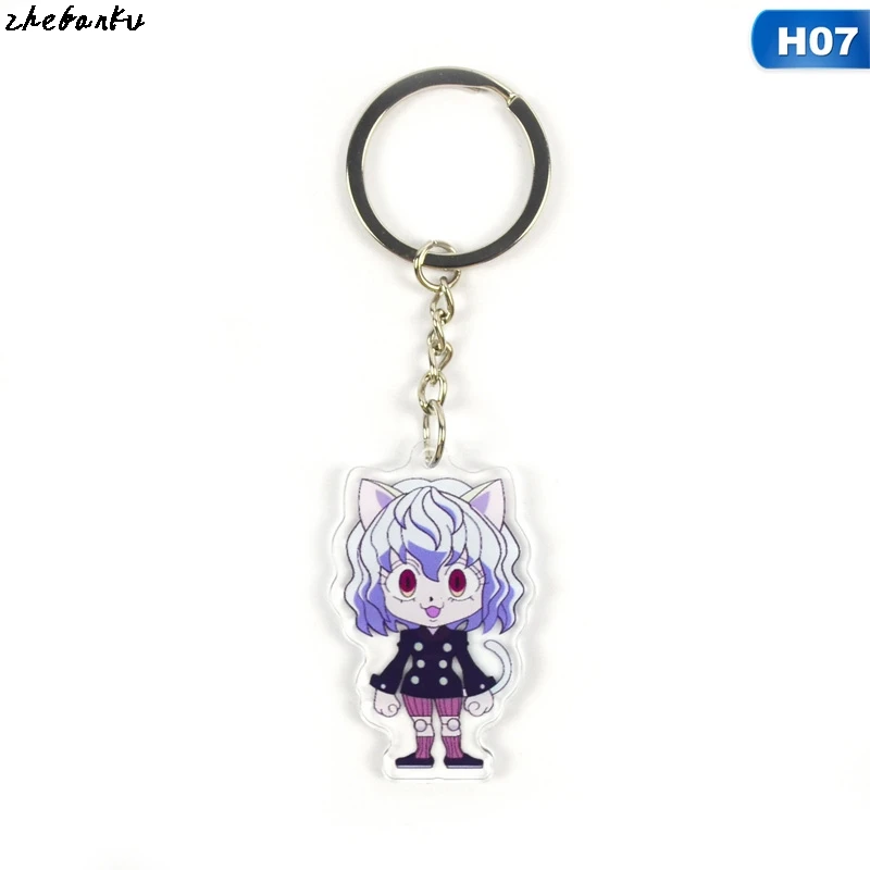 

Hot Anime HUNTER X HUNTER Killua Irumi Hisoka Cute Acrylic Figure Pendant Keychain Keyring Collection Model Cosplay Toy Gift