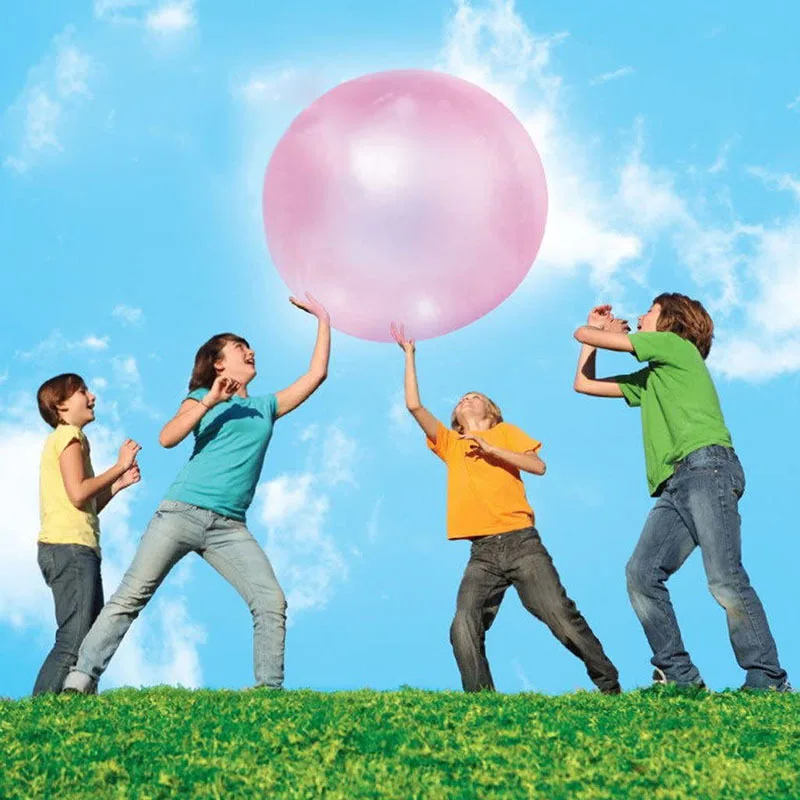 

TPR Soft Air Blowing Water Injection Round Ball Oversized Light Ball Bouncy Ball Wubble Bubble Ball Inflatable