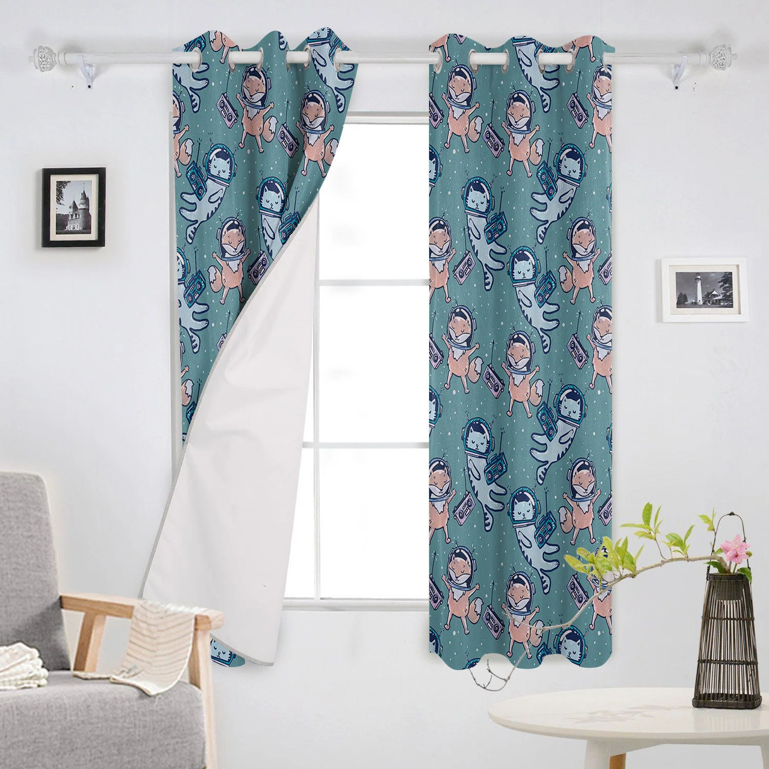 Панели для занавесок декор гостиной ванной улицы ткани с принтом | Дом и сад