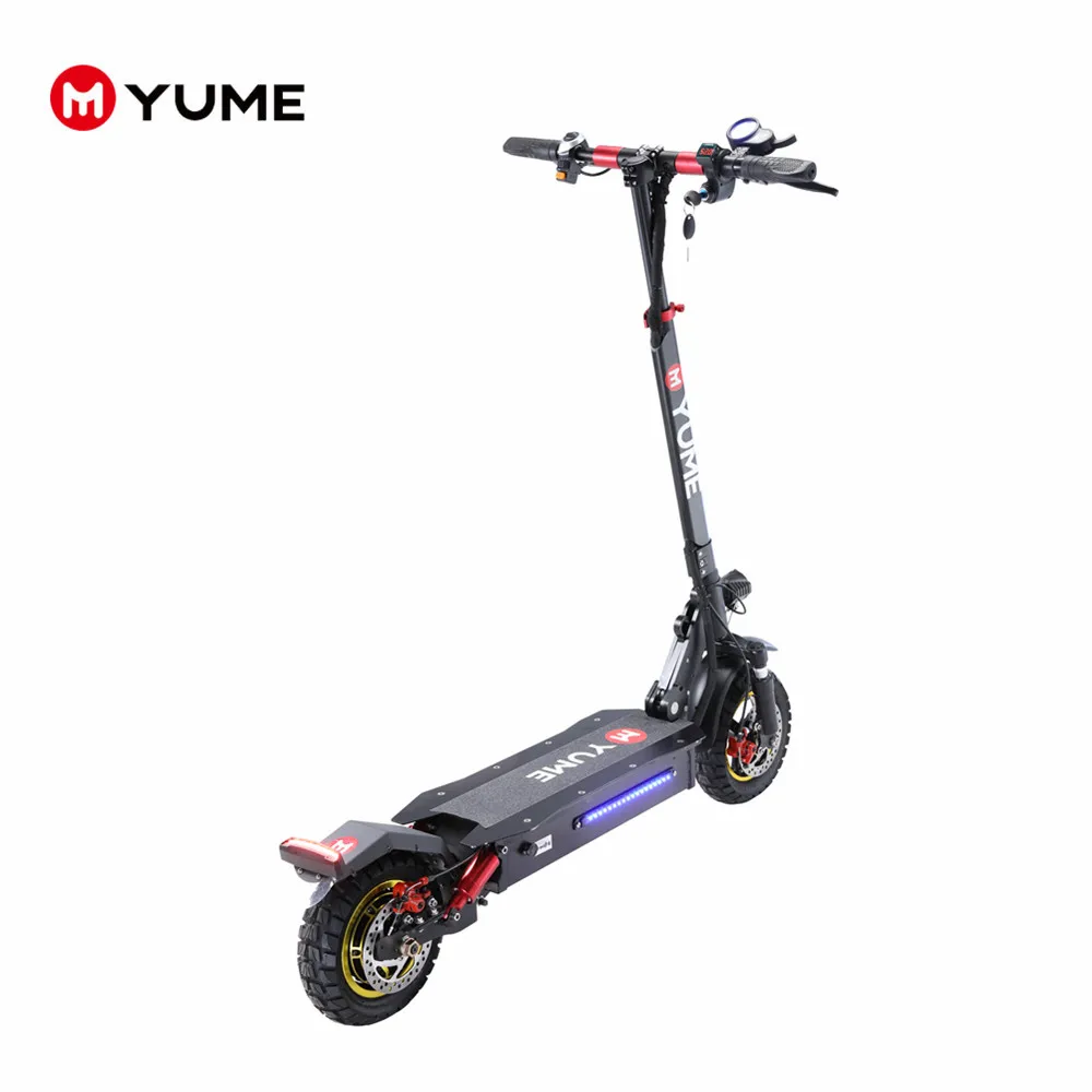 Электрический скутер YUME 1000 Вт складной гироскутер с толстыми шинами