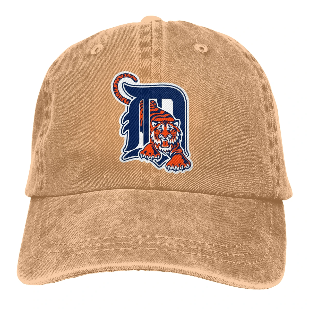 Бейсболка мужская в стиле хип-хоп хлопковая кепка с принтом тигра потертая волна