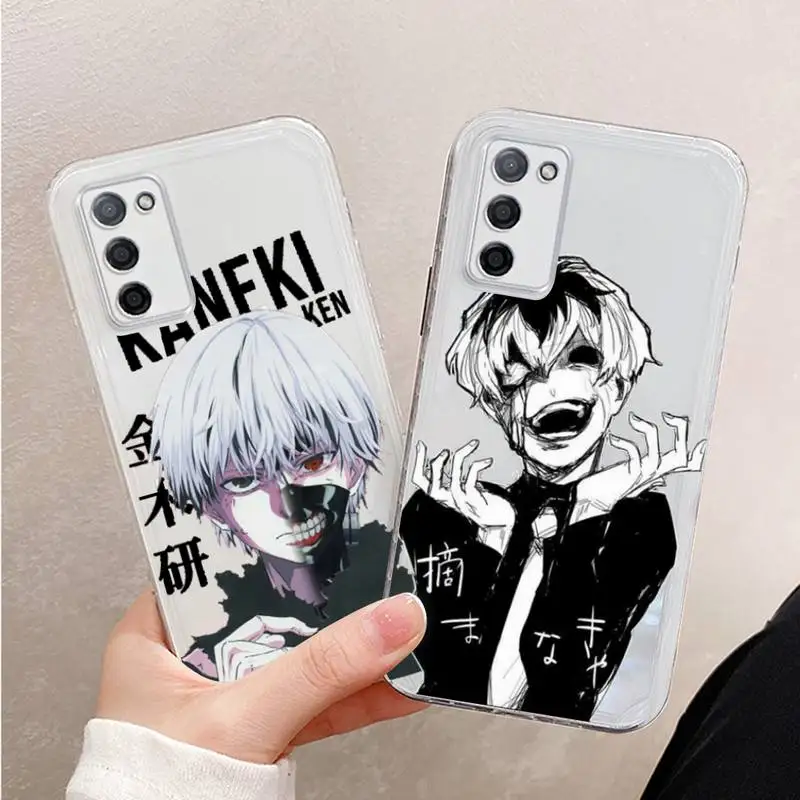 

Tokyo Ghoul Kaneki Ken Phone Case For Xiaomi Mi 11 Ultra Lite 10 Redmi Note 9 8 7 9a K30S K40 Pro Transparent Coque