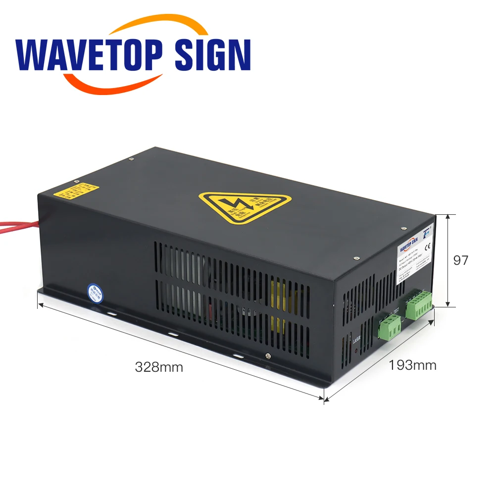 WaveTopSign HY W120 100 120 Вт CO2 лазерный источник питания для лазерной гравировки резки|match