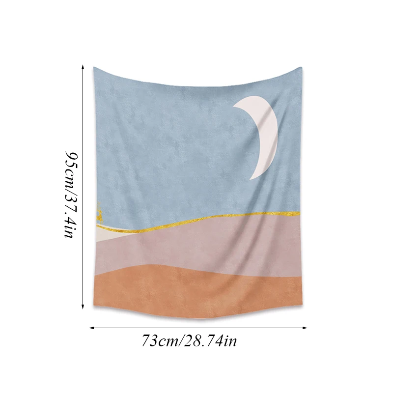 

Sun Moon Dorm Tapestries Bohemia Morandi Color Wall Cloth Tapestry Room Carpet Art Room Carpet Backdrop Home Decoration 2021