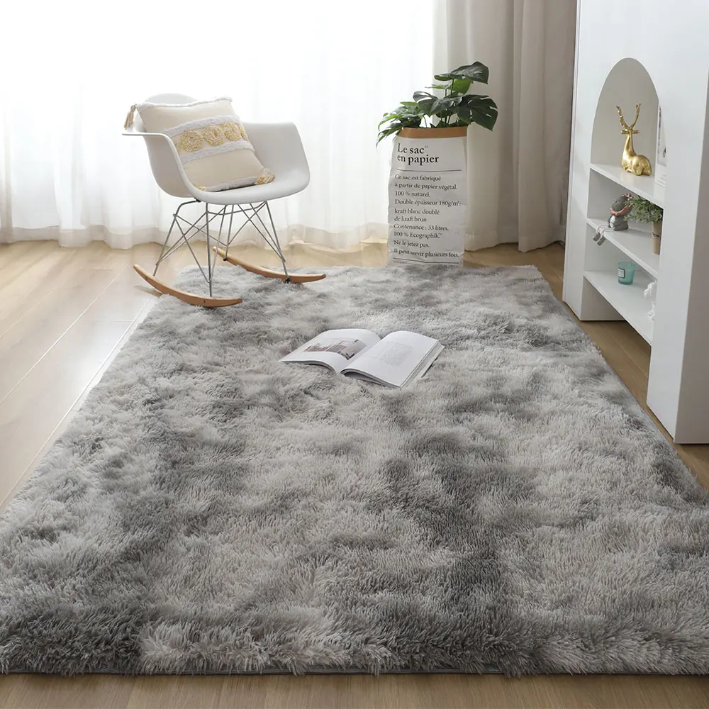 

Soft Carpet for Living Room Plush carpet 160x200cm Children Bed Room Fluffy Floor Carpets Window Bedside Home Decor Rugs