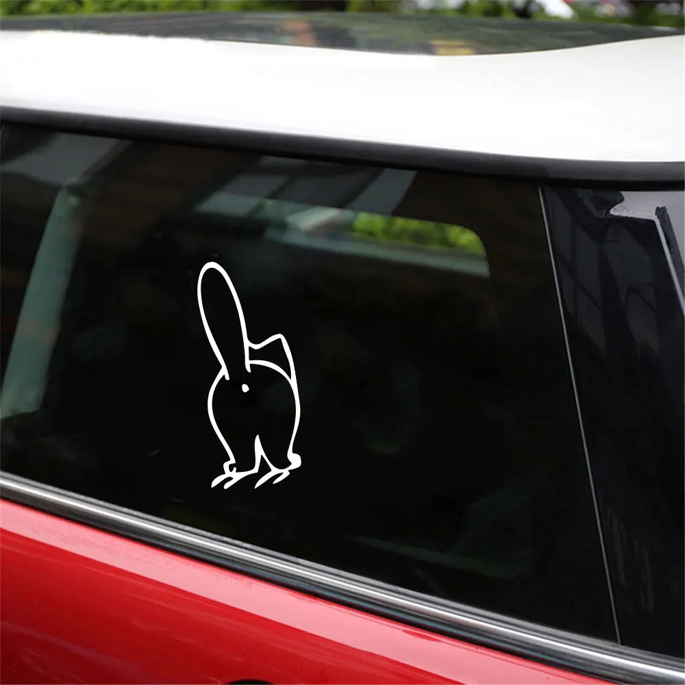 

Back view cat automobile decor Car Sticker waterproof Decals decor Removable ANY SIZE Vinyl Car Rear window door Sticker HY1741