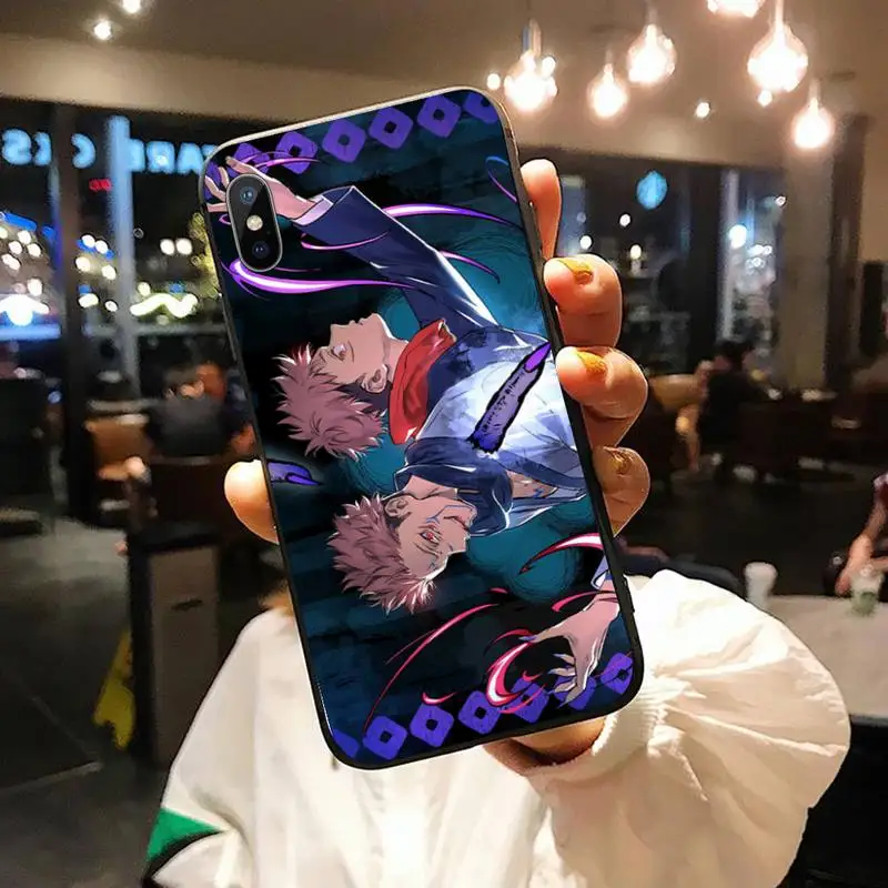 

Cartoon Anime Jujutsu Kaisen Phone Case for iPhone 11 12 pro MINI XS MAX 8 7 6 6S Plus X 5S SE 2020 XR