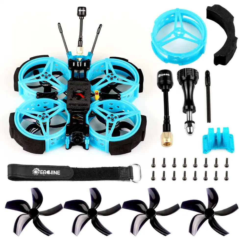 

Eachine Cvatar 120mm 6S 2.5 Inch Cinewhoop Duct FPV Racing Drone PNP/BNF RunCam Nano2 Cam F722 FC 1404 3600KV Motor 25A ESC