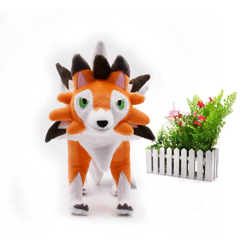 25 30 см Животные Alola Solgaleo Lunala Lycanroc Dusk дневной ночной плюшевый горячий мягкий