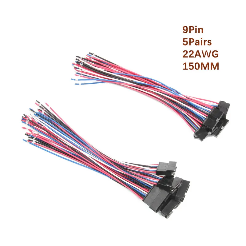 5/10 пар коннектор JST SM 150 мм 2/3/4/5/6/7/8/9/10 контактов 22AWG набор коннекторов контакты