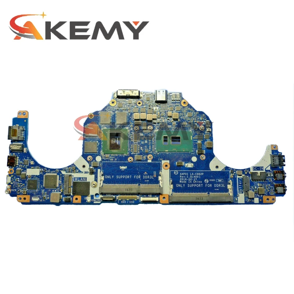 Günstig Original Für Dell Für Alienware 13 R2 Core I7-6500U Mainboard AAP01 LA-C902P CN-0TXYDJ 0TXYDJ 4G MOTHERBOARD