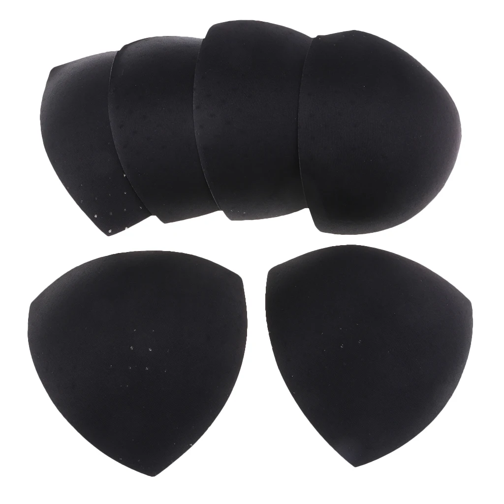 

3 Pairs Women Foam Insert Breast Bra Pad Push Up Enhancer Triangle Bikini Pad