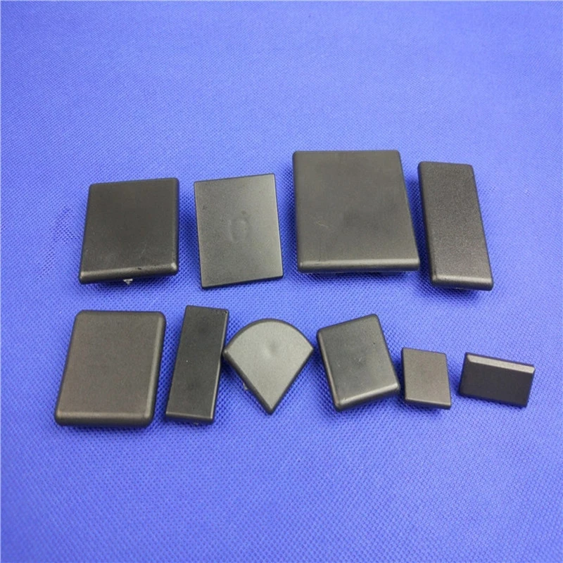 Черная нейлоновая задняя крышка для алюминиевого профиля ЕС 5 шт. детали