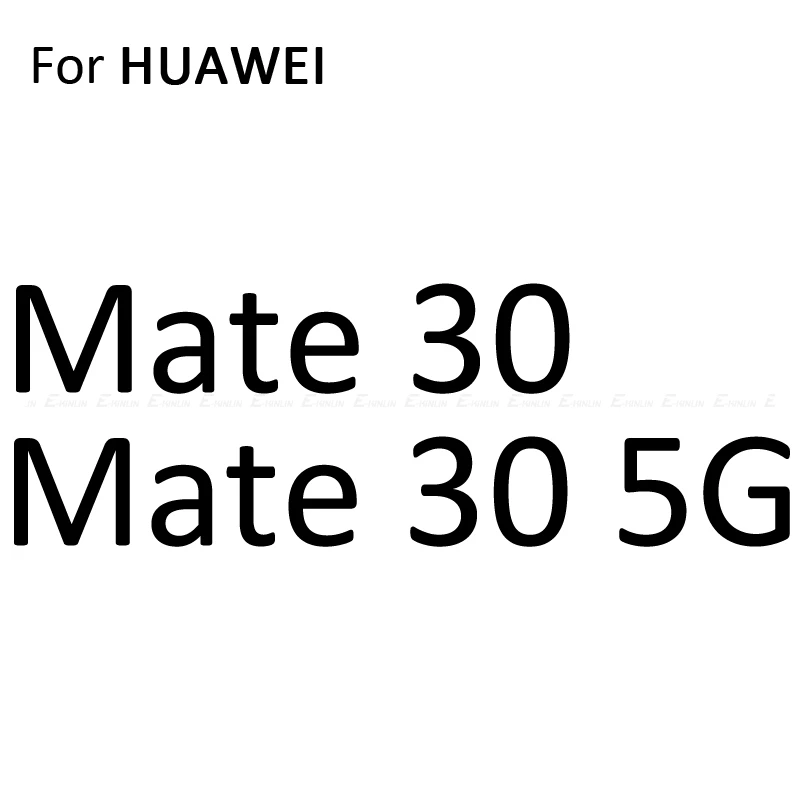 For Mate 30 Защитная пленка на заднюю панель для huawei mate 30 RS 20 20X X 5G 10 9 Lite Pro из углеродного волокна, защитная пленка, не стекло - Цвет: For Mate 30